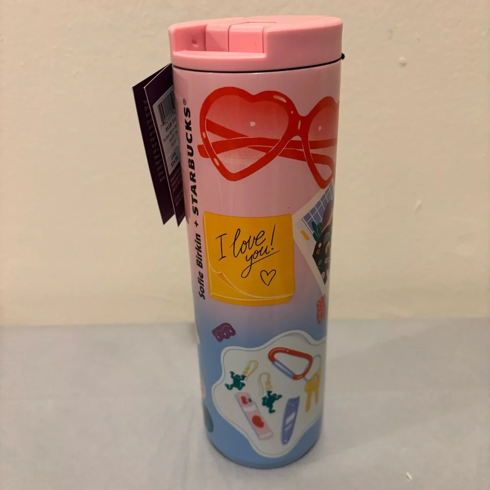 Starbucks Summer 2024 Sofie Birkin Steel Insulated Tumbler 16oz Pride - Picture 2 of 7